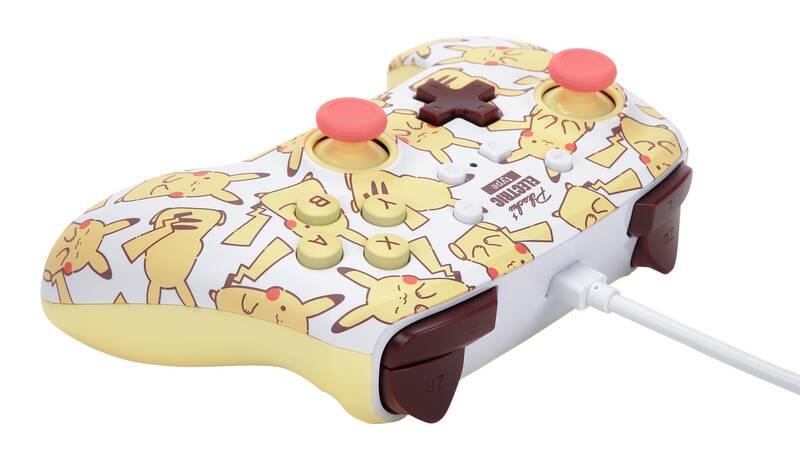 Gamepad PowerA Enhanced Wired pro Nintendo Switch - Pikachu Blush