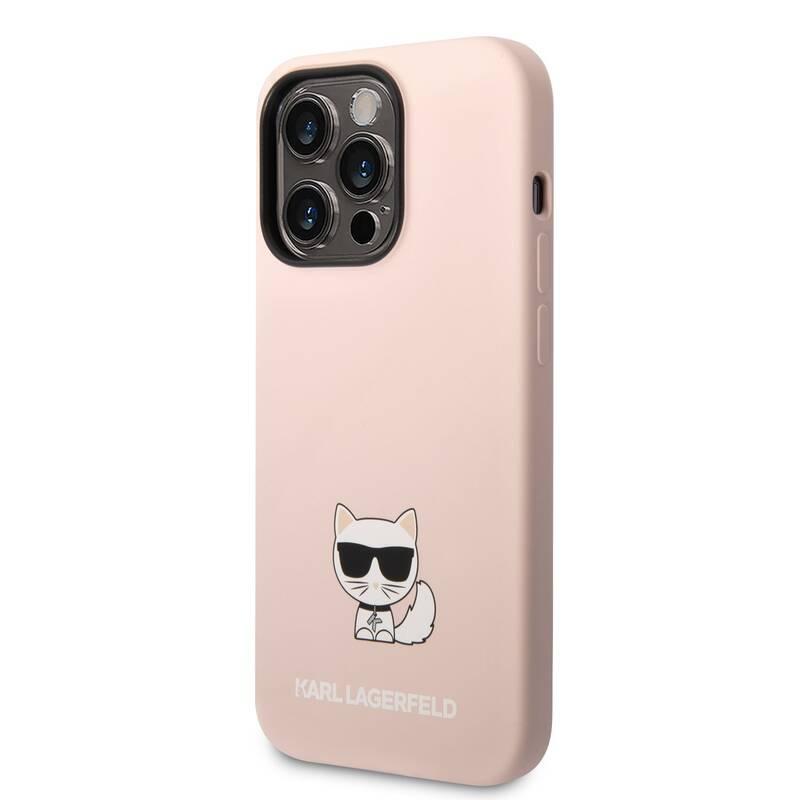 Kryt na mobil Karl Lagerfeld Liquid Silicone Choupette na Apple iPhone 14 Pro růžový, Kryt, na, mobil, Karl, Lagerfeld, Liquid, Silicone, Choupette, na, Apple, iPhone, 14, Pro, růžový