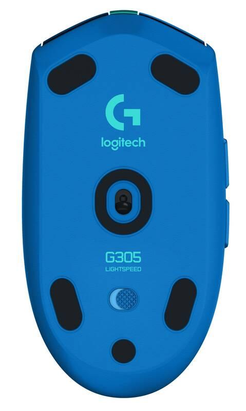 Myš Logitech Gaming G305 Lightspeed Wireless modrá, Myš, Logitech, Gaming, G305, Lightspeed, Wireless, modrá