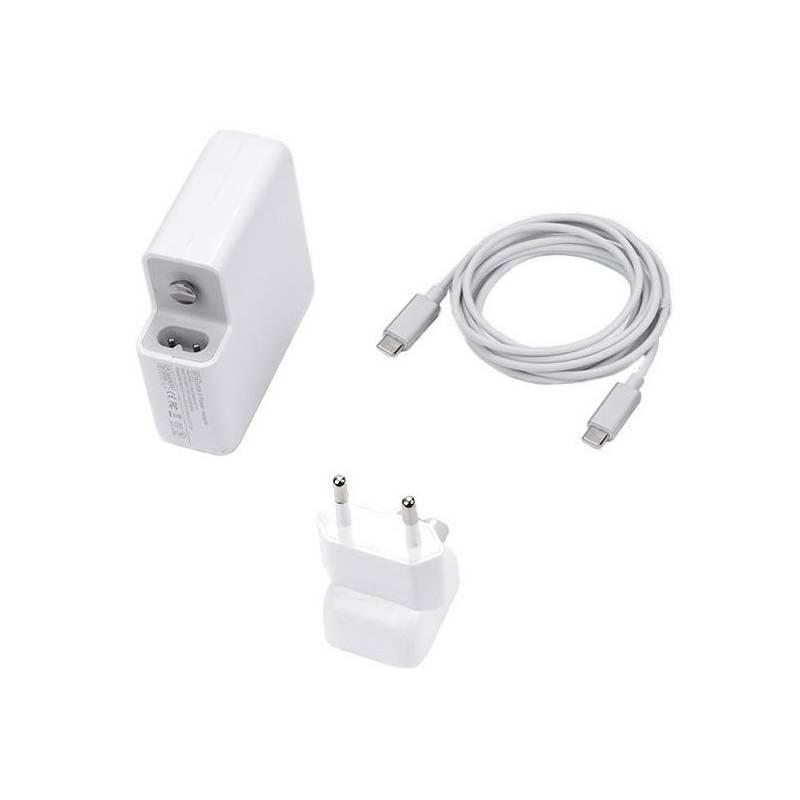 Napájecí adaptér COTECi MagSafe pro MacBook, 61 W, s kabelem USB-C USB-C, 2 m bílý, Napájecí, adaptér, COTECi, MagSafe, pro, MacBook, 61, W, s, kabelem, USB-C, USB-C, 2, m, bílý