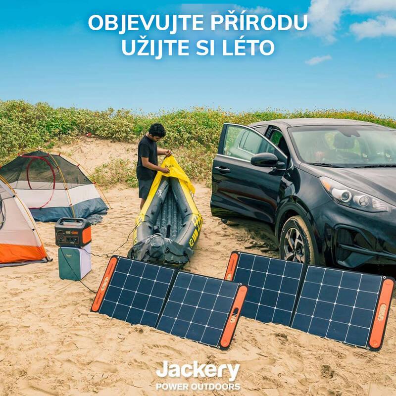 Solární panel Jackery SolarSaga 100W černý oranžový