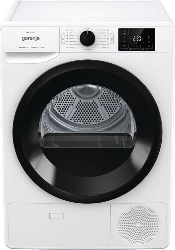 Sušička prádla Gorenje Essential DNE83 GN bílá, Sušička, prádla, Gorenje, Essential, DNE83, GN, bílá