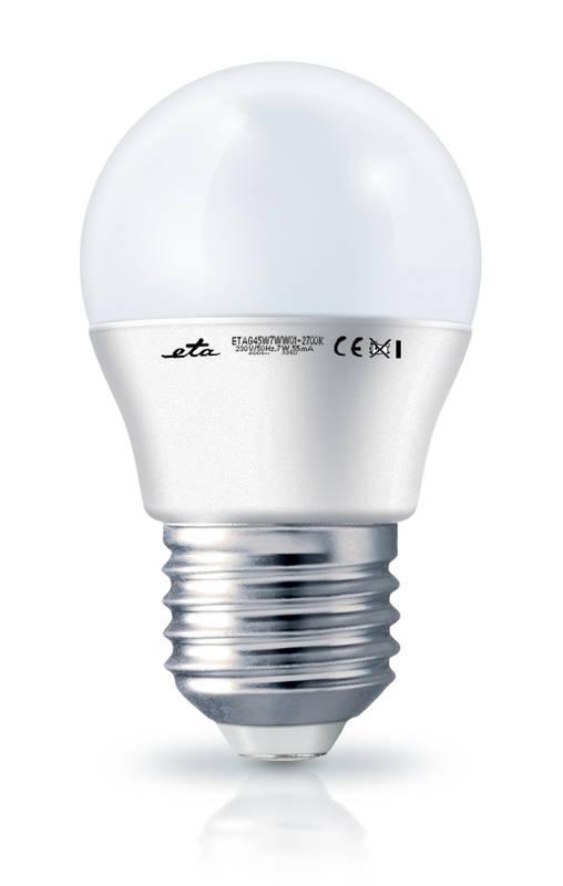 Žárovka LED ETA EKO LEDka mini globe 7W, E27, studená bílá, Žárovka, LED, ETA, EKO, LEDka, mini, globe, 7W, E27, studená, bílá