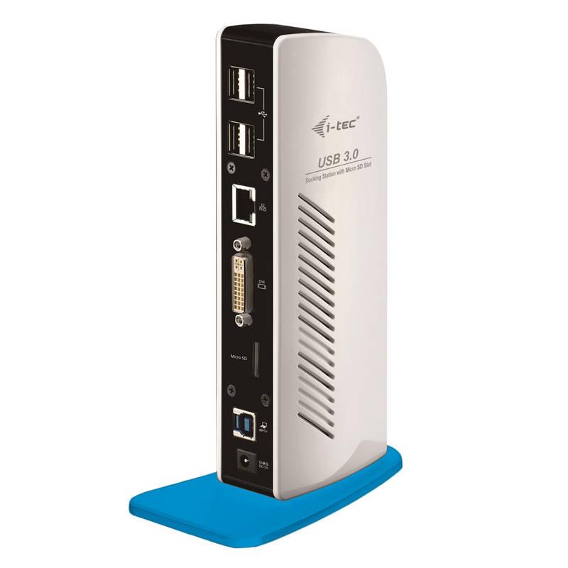 Dokovací stanice i-tec Advance DVI Video microSDXC, USB 3.0, Dokovací, stanice, i-tec, Advance, DVI, Video, microSDXC, USB, 3.0