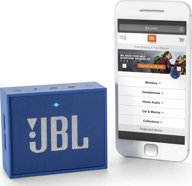 Přenosný reproduktor JBL GO modrý
