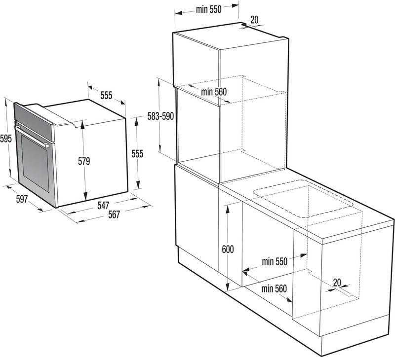 Trouba Gorenje Advanced BO647A20XG nerez, Trouba, Gorenje, Advanced, BO647A20XG, nerez