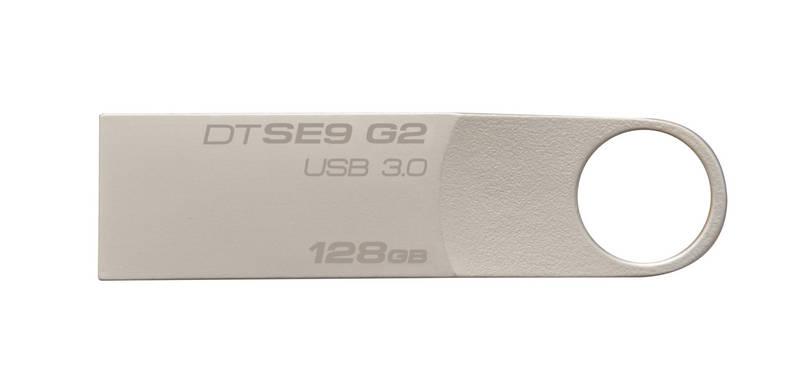 USB Flash Kingston DataTraveler SE9 G2 128GB kovový, USB, Flash, Kingston, DataTraveler, SE9, G2, 128GB, kovový