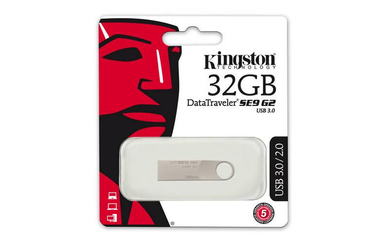 USB Flash Kingston DataTraveler SE9 G2 32GB kovový