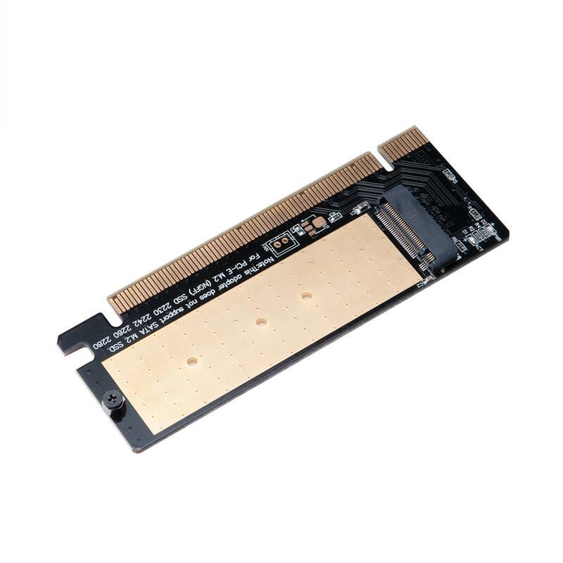 Adaptér akasa M.2 SSD na PCIe adaptérová karta s chladičem