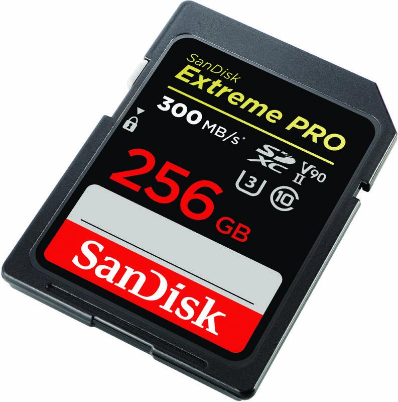 Paměťová karta SanDisk SDXC Extreme Pro 256GB UHS-II U3, Paměťová, karta, SanDisk, SDXC, Extreme, Pro, 256GB, UHS-II, U3