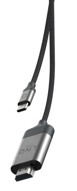 Kabel Linq byELEMENTS USB-C HDMI 4K, 2m černý