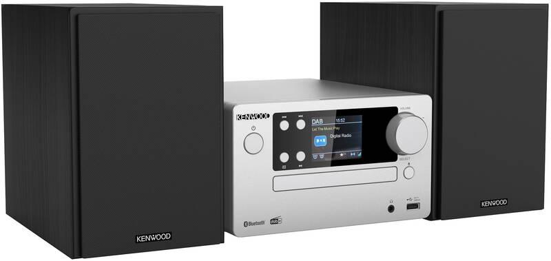 Mikrosystém KENWOOD M-725DAB černý stříbrný