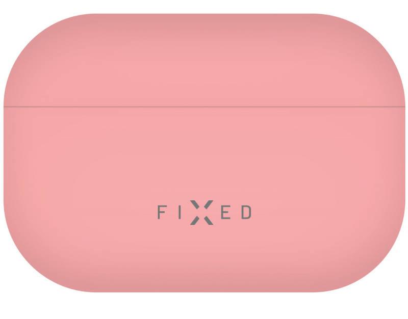 Pouzdro FIXED Silky pro Apple AirPods Pro 2 růžové