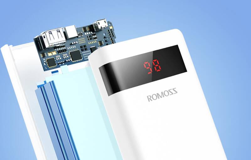 Powerbank Romoss Sense 6PS Pro 20 000mAh 30W bílá