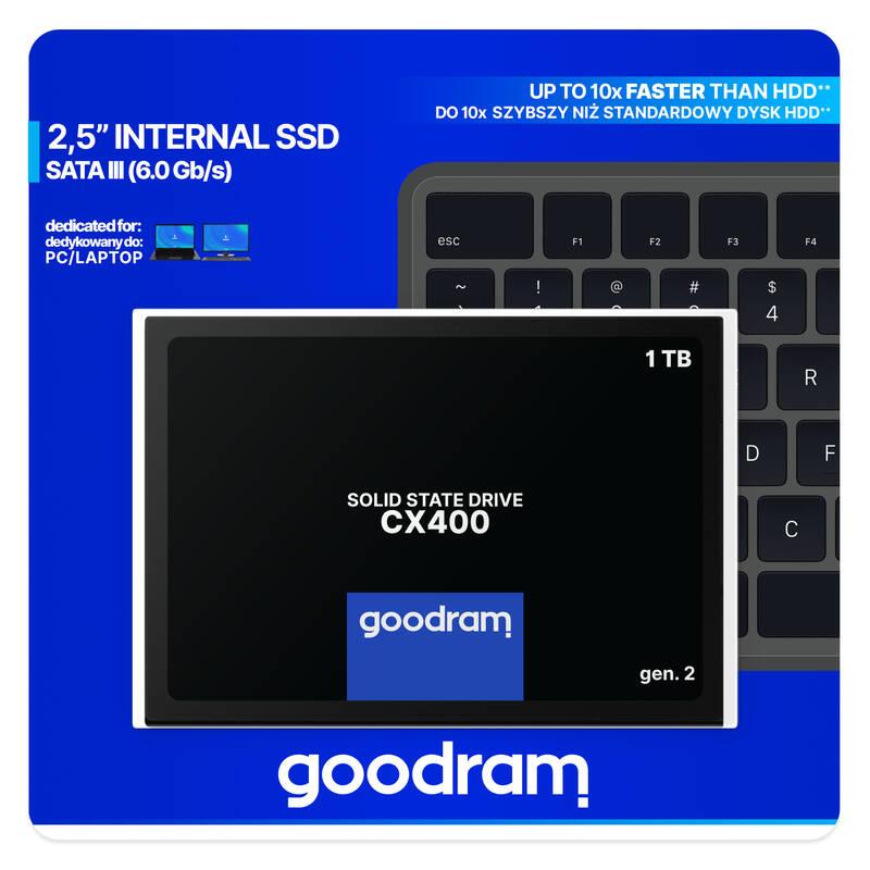 SSD Goodram CX400 1TB Gen.2 SATA III 2,5