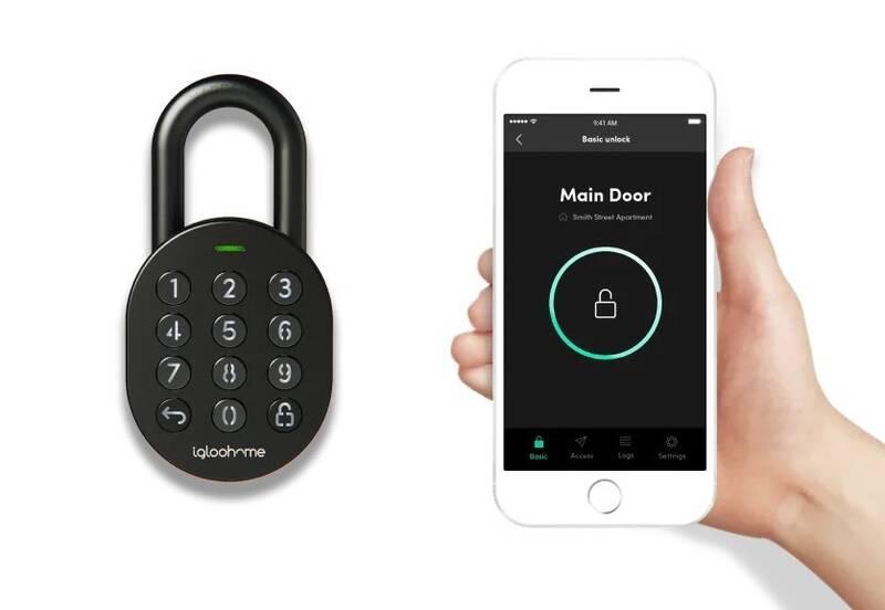 Zámek Igloohome Smart Padlock černý, Zámek, Igloohome, Smart, Padlock, černý