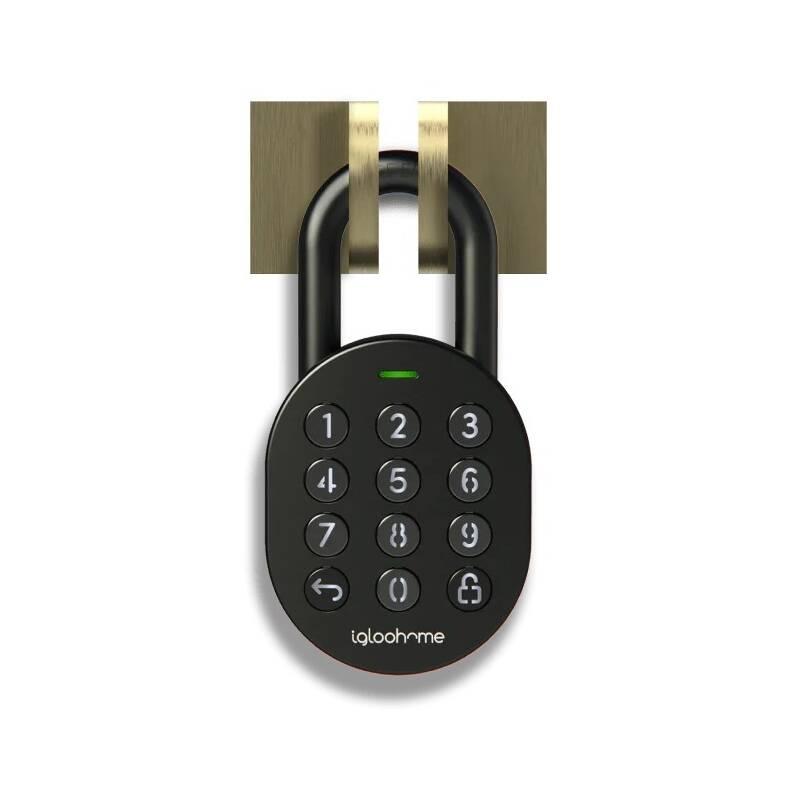 Zámek Igloohome Smart Padlock černý, Zámek, Igloohome, Smart, Padlock, černý