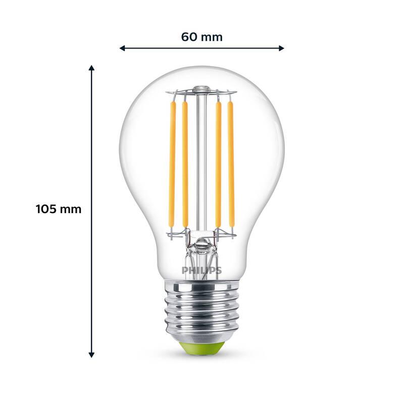 Žárovka LED Philips filament klasik, E27, 2,3W, bílá, Žárovka, LED, Philips, filament, klasik, E27, 2,3W, bílá