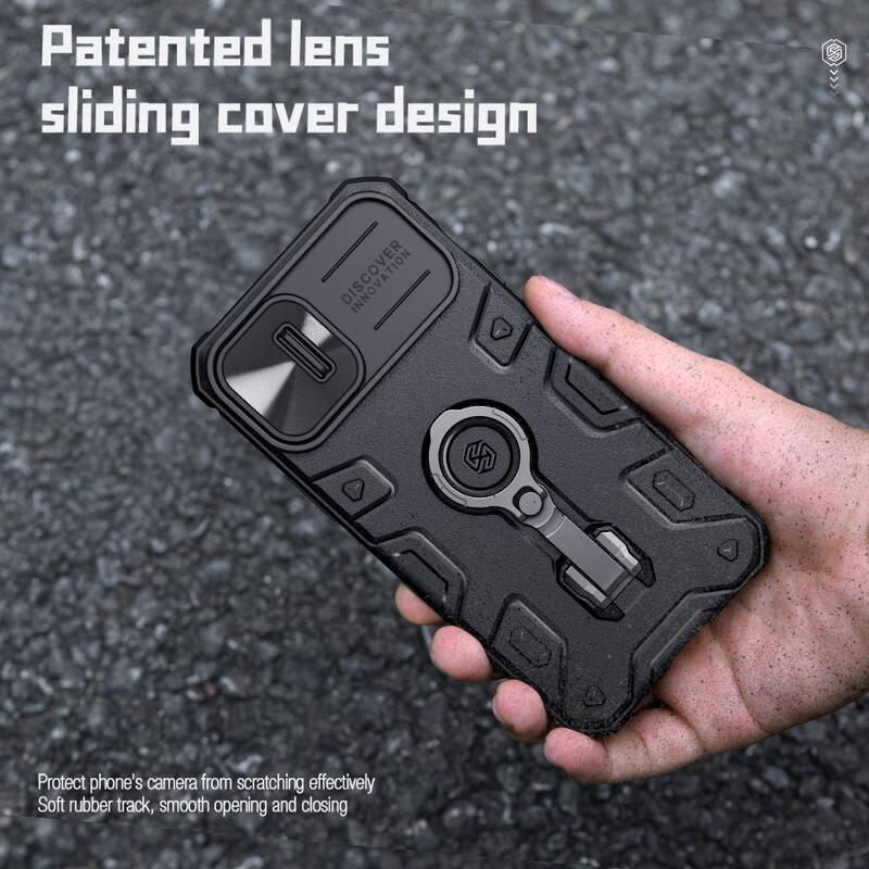 Kryt na mobil Nillkin CamShield Armor PRO Magnetic na Apple iPhone 14 Plus černý, Kryt, na, mobil, Nillkin, CamShield, Armor, PRO, Magnetic, na, Apple, iPhone, 14, Plus, černý