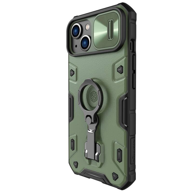 Kryt na mobil Nillkin CamShield Armor PRO na Apple iPhone 14 Plus zelený