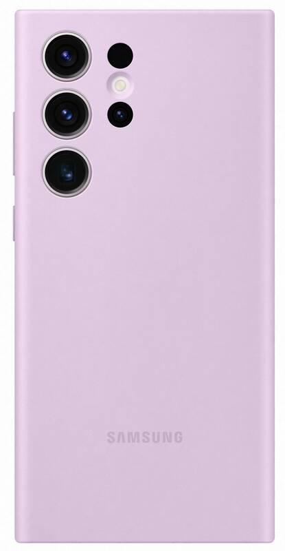 Kryt na mobil Samsung Silicone na Galaxy S23 Ultra fialový