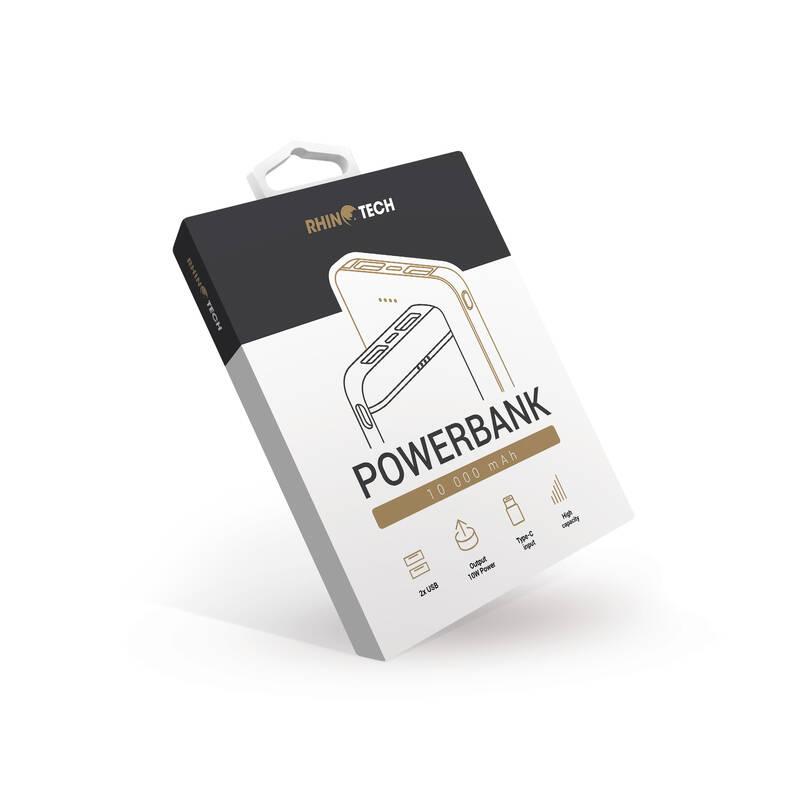 Powerbank RhinoTech 10 000 mAh 10W černá