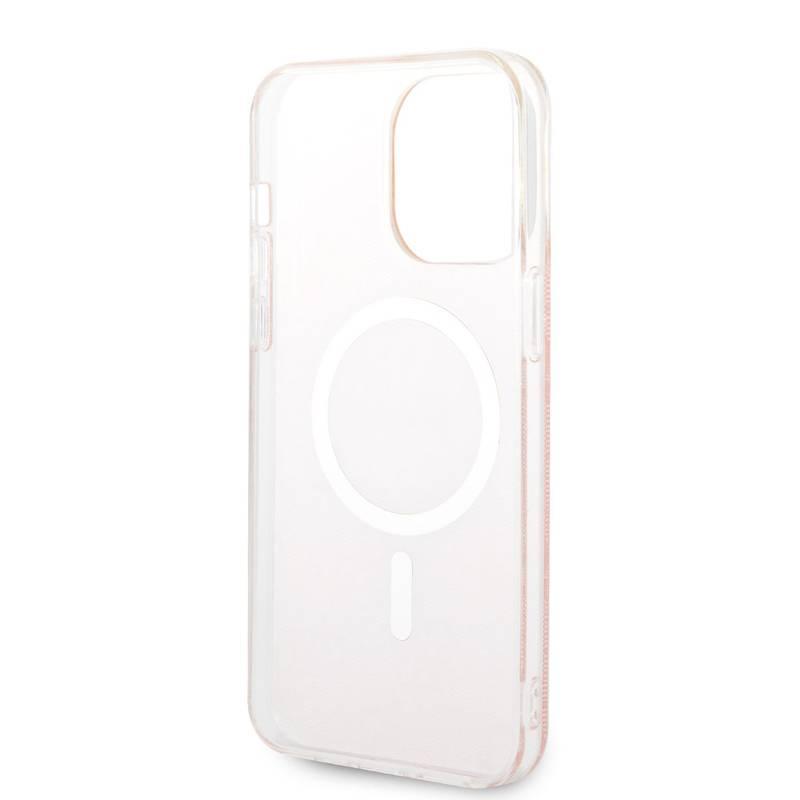 Kryt na mobil Guess 4G MagSafe na Apple iPhone 14 Pro Max bezdrátová nabíječka růžový