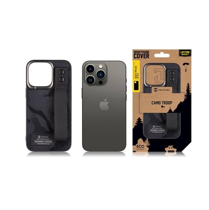 Kryt na mobil Tactical Camo Troop Drag Strap na Apple iPhone 13 Pro černý