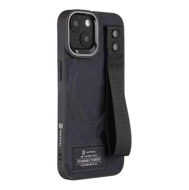 Kryt na mobil Tactical Camo Troop Drag Strap na Apple iPhone 14 černý