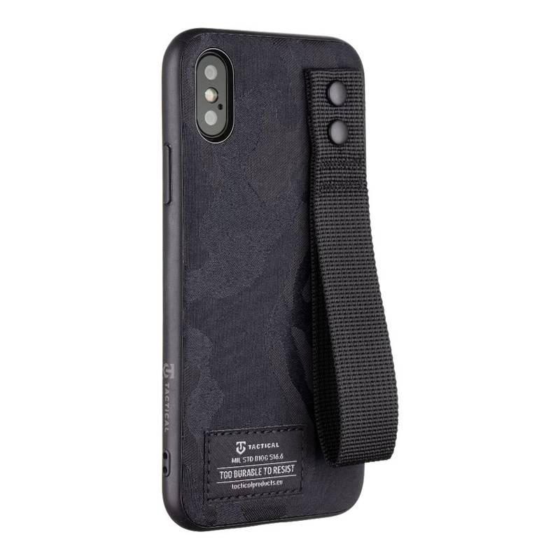 Kryt na mobil Tactical Camo Troop Drag Strap na Apple iPhone X XS černý, Kryt, na, mobil, Tactical, Camo, Troop, Drag, Strap, na, Apple, iPhone, X, XS, černý