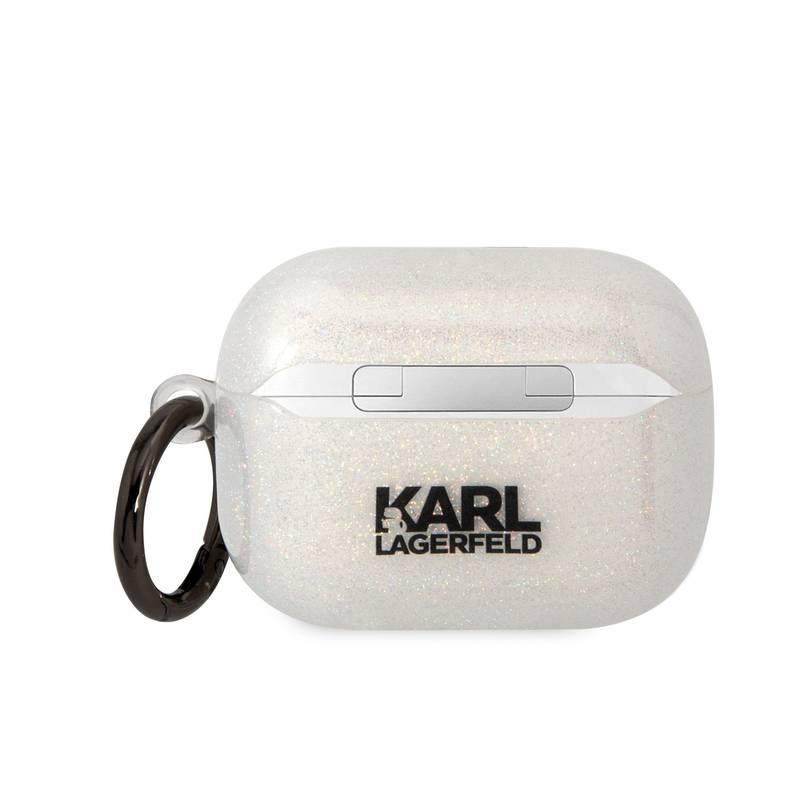 Pouzdro Karl Lagerfeld 3D Logo NFT Karl and Choupette Glitter na Airpods Pro bílé, Pouzdro, Karl, Lagerfeld, 3D, Logo, NFT, Karl, Choupette, Glitter, na, Airpods, Pro, bílé