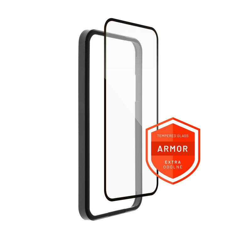 Tvrzené sklo FIXED Armor s aplikátorem na Apple iPhone 14 Pro černé