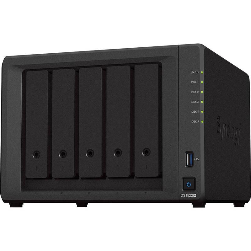 Datové uložiště Synology DiskStation DS1522 černé