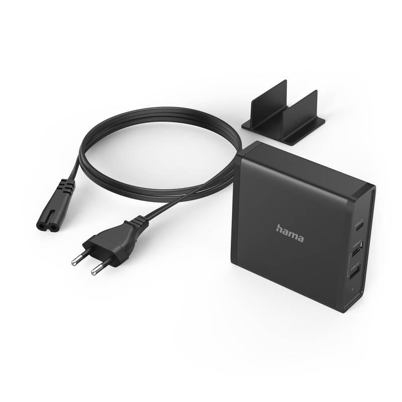 Nabíječka do sítě Hama 1x USB-C, 2x USB-A, PD 65 W černá