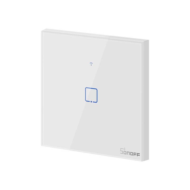 Vypínač Sonoff Smart Switch WiFi RF 433 T1 EU TX, Vypínač, Sonoff, Smart, Switch, WiFi, RF, 433, T1, EU, TX