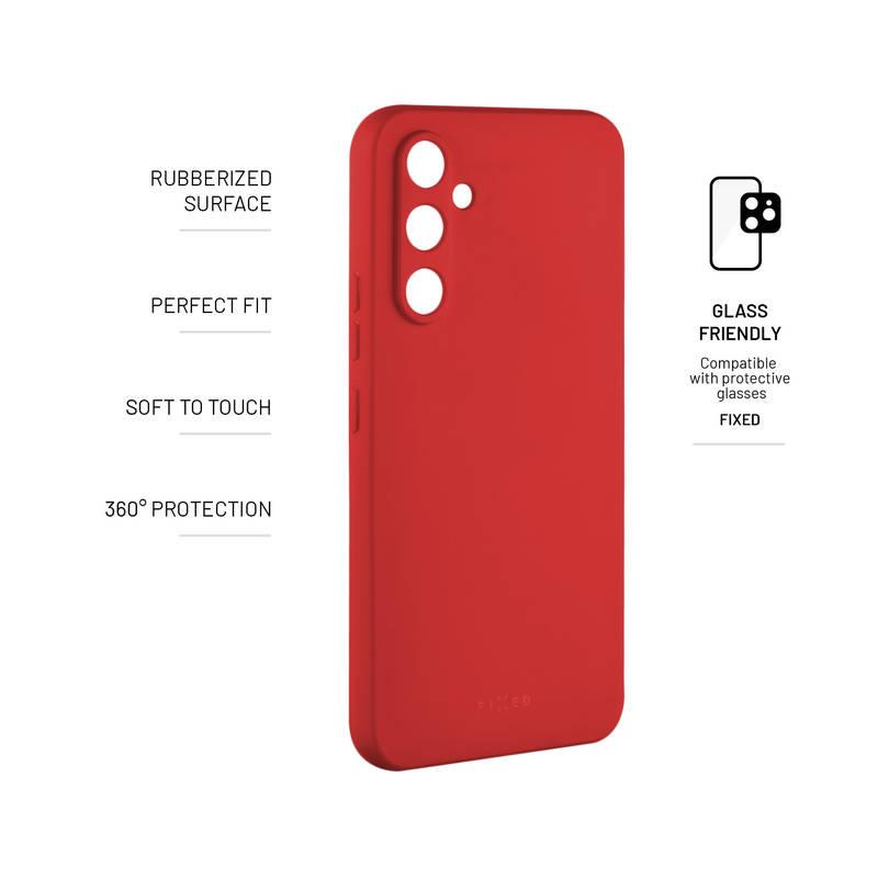 Kryt na mobil FIXED Story na Samsung Galaxy A54 5G červený