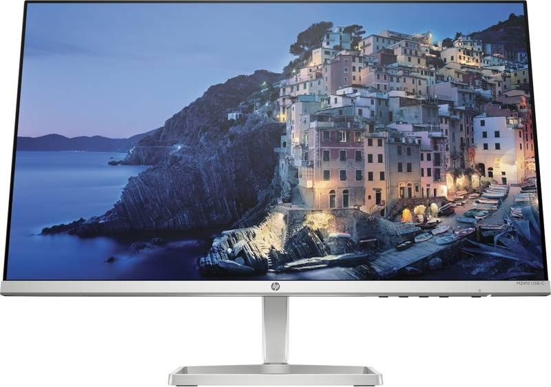 Monitor HP M24fd stříbrný, Monitor, HP, M24fd, stříbrný