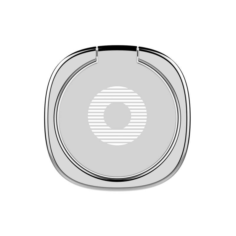 Držák na mobil Baseus Privity s kroužkem stříbrný, Držák, na, mobil, Baseus, Privity, s, kroužkem, stříbrný
