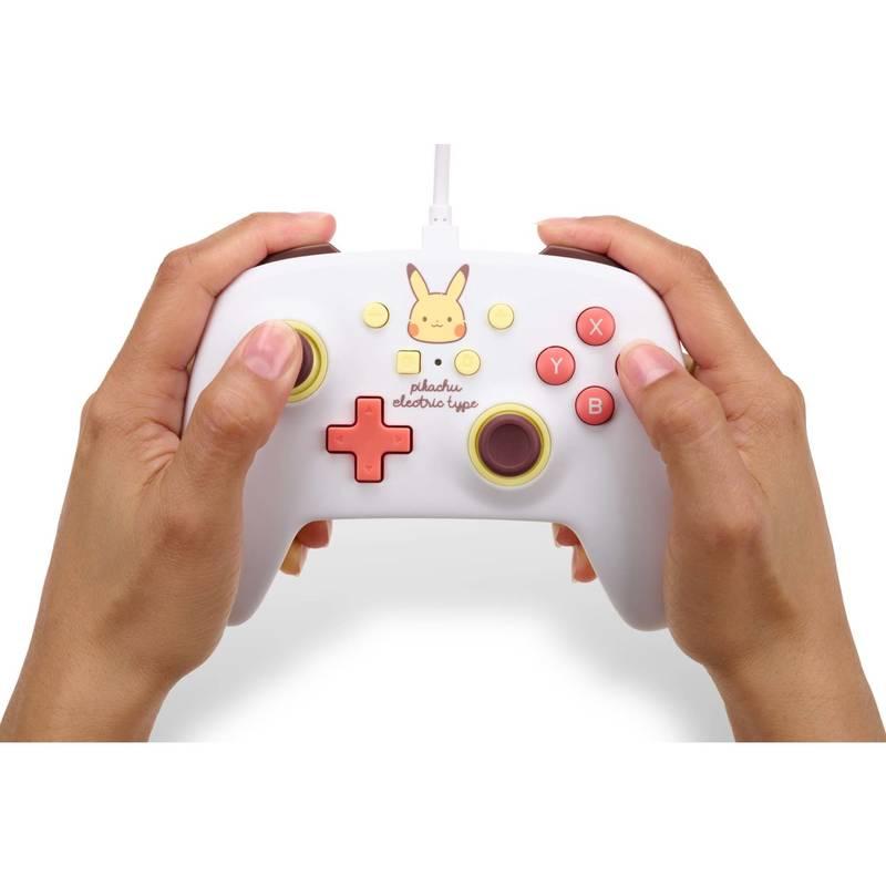 Gamepad PowerA Enhanced Wired pro Nintendo Switch - Pikachu Electric Type, Gamepad, PowerA, Enhanced, Wired, pro, Nintendo, Switch, Pikachu, Electric, Type