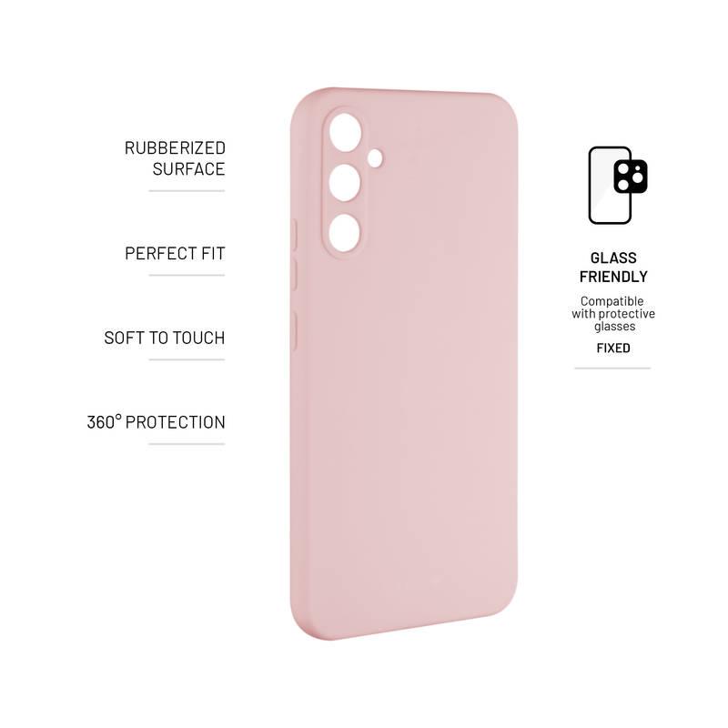 Kryt na mobil FIXED Story na Samsung Galaxy A34 5G růžový