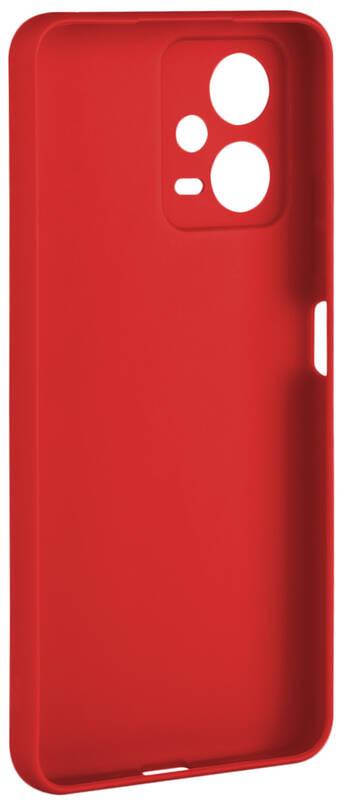 Kryt na mobil FIXED Story na Xiaomi Redmi Note 12 5G červený