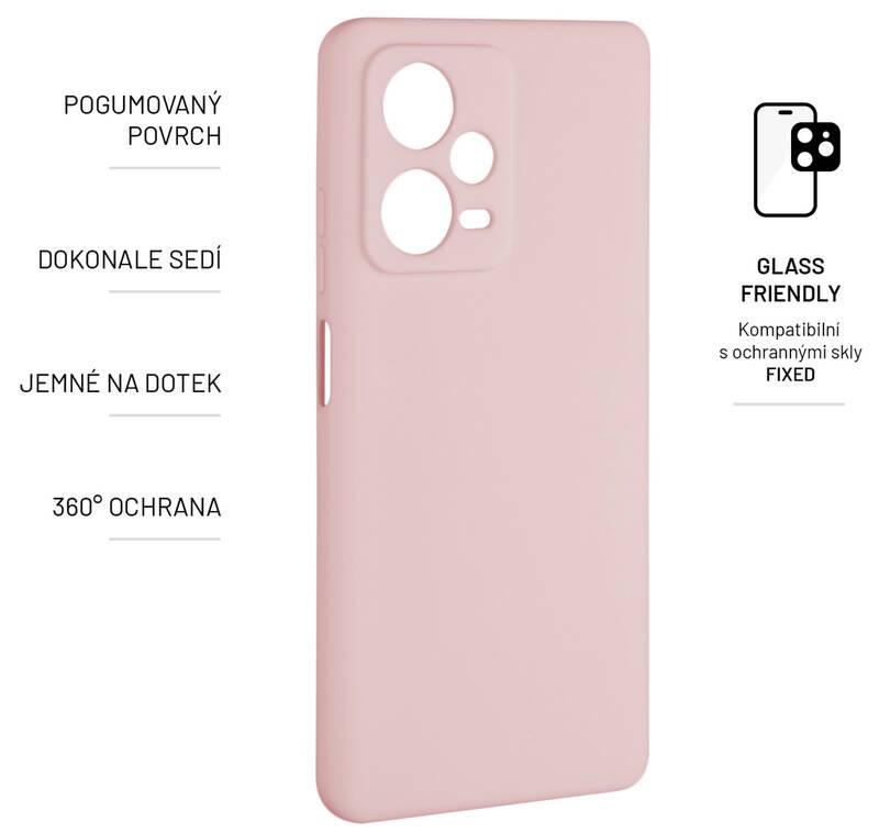 Kryt na mobil FIXED Story na Xiaomi Redmi Note 12 Pro 5G růžový, Kryt, na, mobil, FIXED, Story, na, Xiaomi, Redmi, Note, 12, Pro, 5G, růžový
