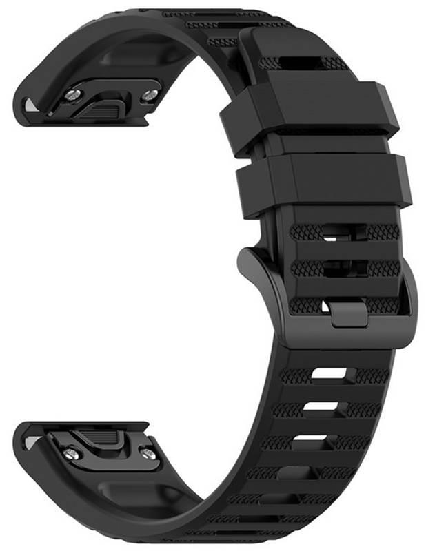 Řemínek FIXED Silicone Strap na Garmin QuickFit 26 mm černý, Řemínek, FIXED, Silicone, Strap, na, Garmin, QuickFit, 26, mm, černý