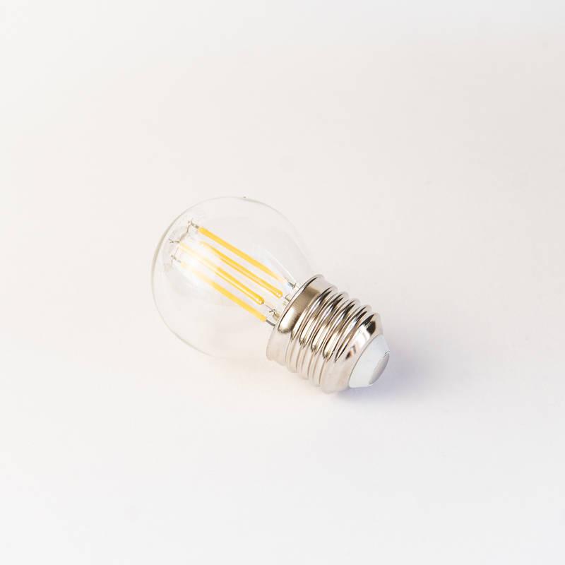 Žárovka LED Tesla filament miniglobe, E27, 4,2W, teplá bílá, Žárovka, LED, Tesla, filament, miniglobe, E27, 4,2W, teplá, bílá