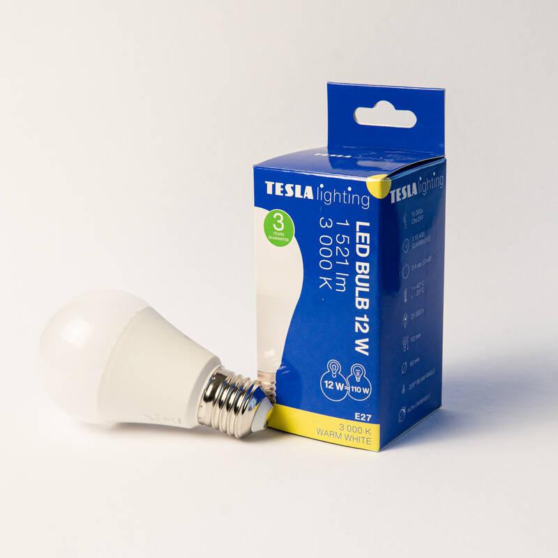 Žárovka LED Tesla klasik E27, 12W, teplá bílá, Žárovka, LED, Tesla, klasik, E27, 12W, teplá, bílá