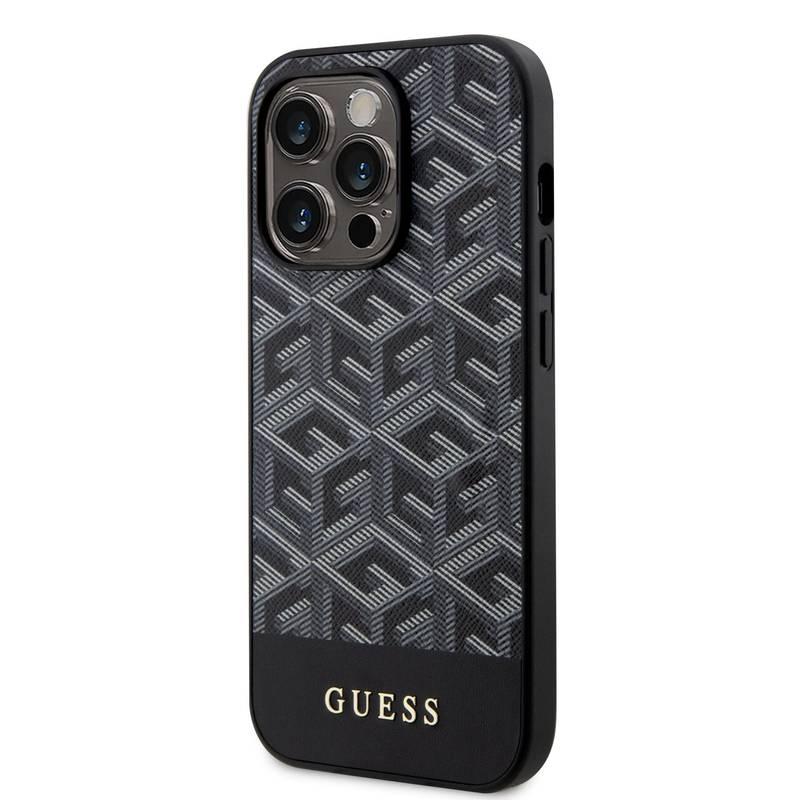Kryt na mobil Guess PU G Cube MagSafe na Apple iPhone 13 Pro černý, Kryt, na, mobil, Guess, PU, G, Cube, MagSafe, na, Apple, iPhone, 13, Pro, černý
