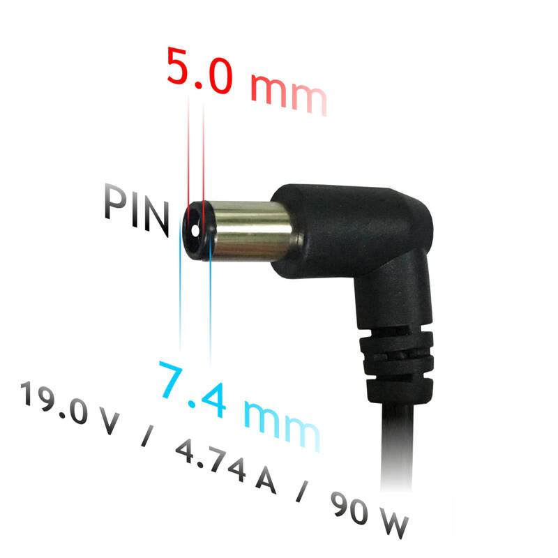 Napájecí adaptér Akyga pro notebook 19V 4.74A 90W 7.4x5.0 mm pin pro HP, Napájecí, adaptér, Akyga, pro, notebook, 19V, 4.74A, 90W, 7.4x5.0, mm, pin, pro, HP