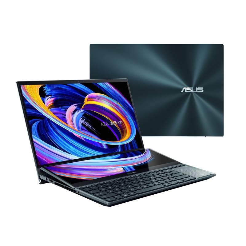 Notebook Asus ZenBook Pro Duo 15 OLED modrý, Notebook, Asus, ZenBook, Pro, Duo, 15, OLED, modrý