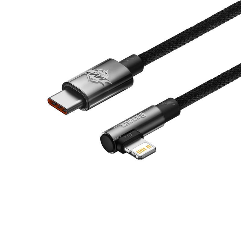 Kabel Baseus USB-C Lightning, 20W, 2m černý, Kabel, Baseus, USB-C, Lightning, 20W, 2m, černý