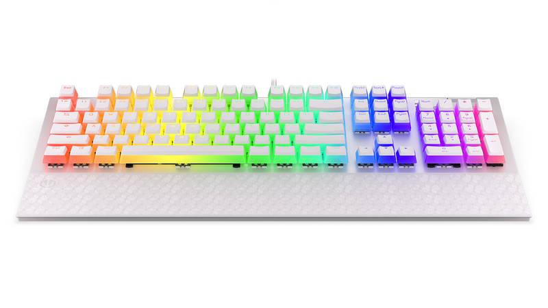 Klávesnice ENDORFY Omnis Pudding Onyx Kailh Blue, RGB, US layout bílá, Klávesnice, ENDORFY, Omnis, Pudding, Onyx, Kailh, Blue, RGB, US, layout, bílá